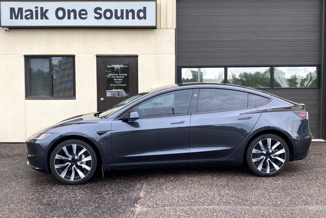 2024 Tesla Model 3 with showroom-quality window tint